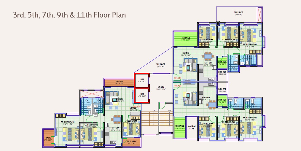 Platinum Glory Floor Plans