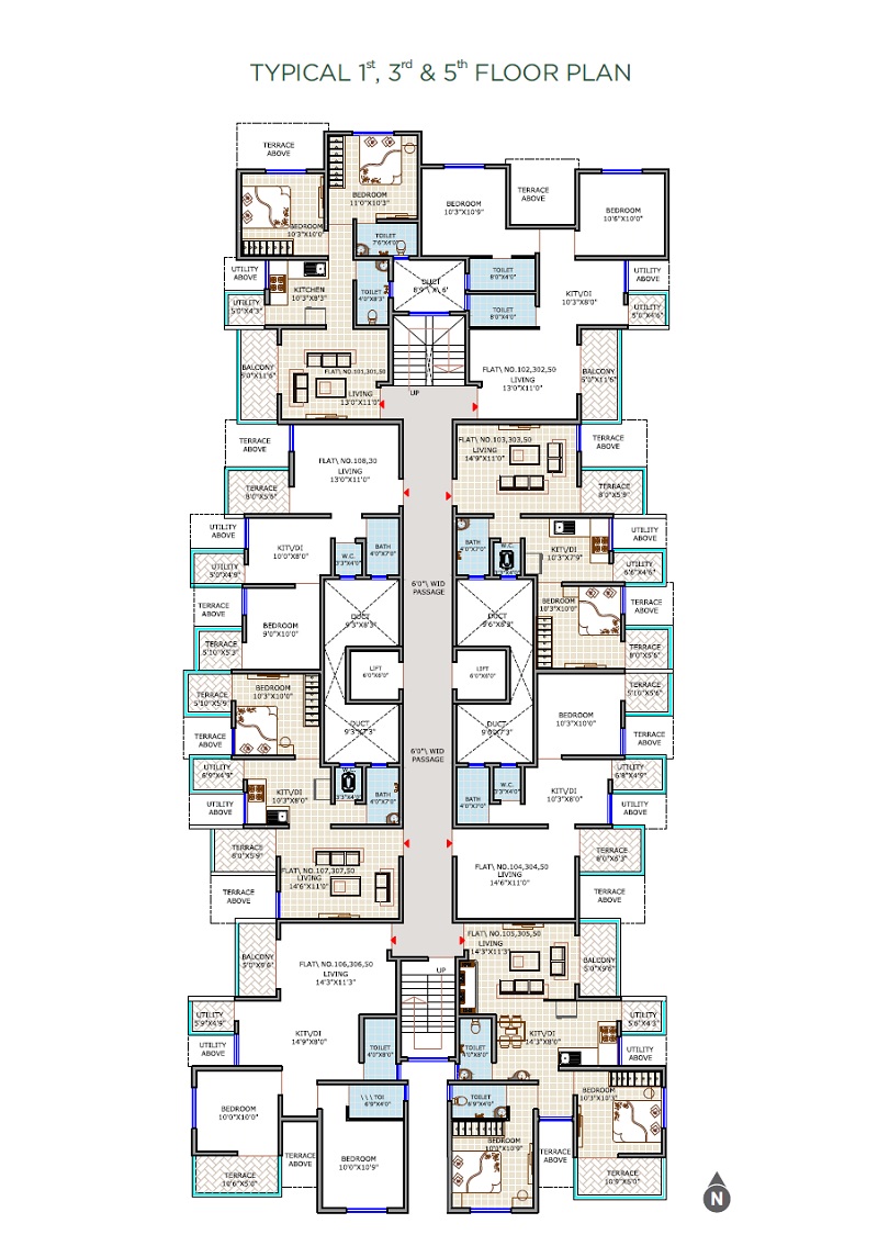 PM Oak View Residency Floor Plans