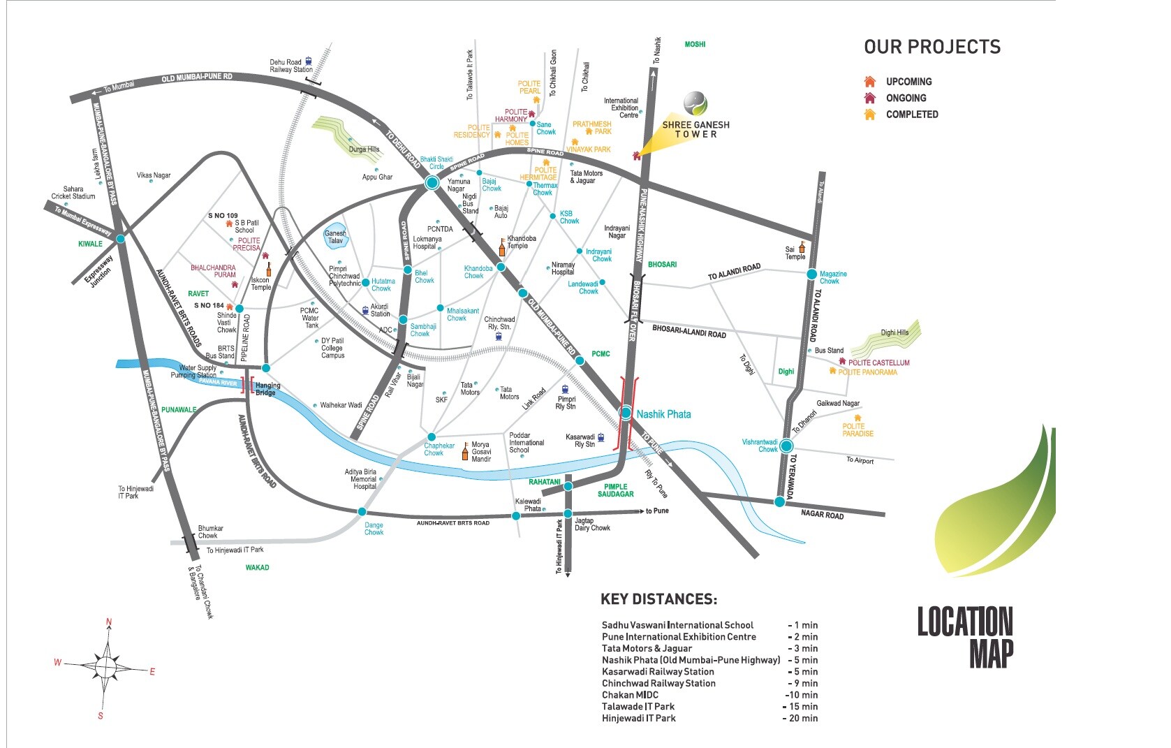 Polite Shree Ganesh Tower Location Image