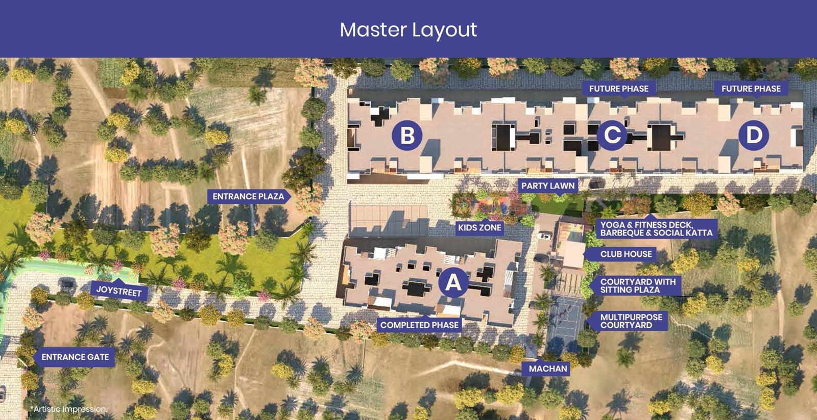 Porwal Parklane Urbanjoy Master Plan 2