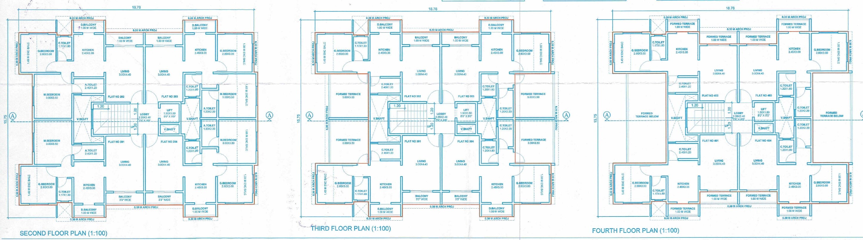 Prabhavi Arcade Floor Plans
