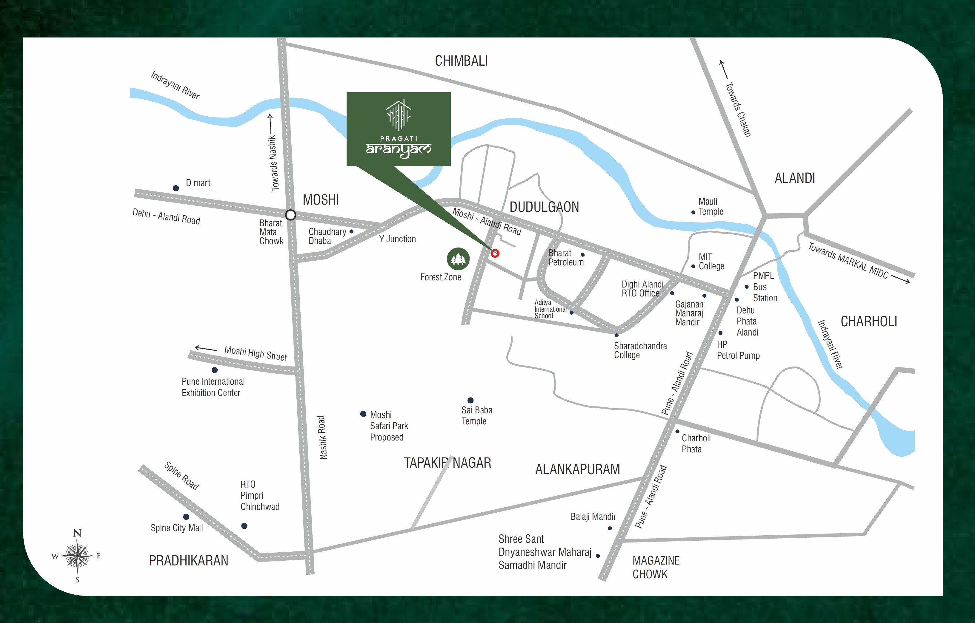 Pragati Aranyam Location Image