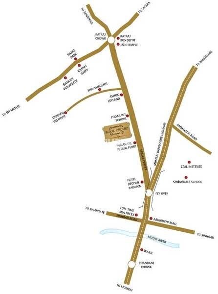 Pragati Royal Orchid Location Image