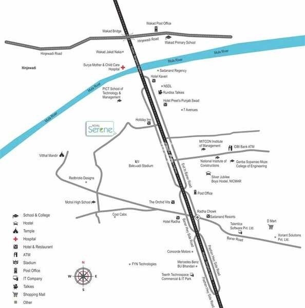 Pragati Royal Serene Location Image