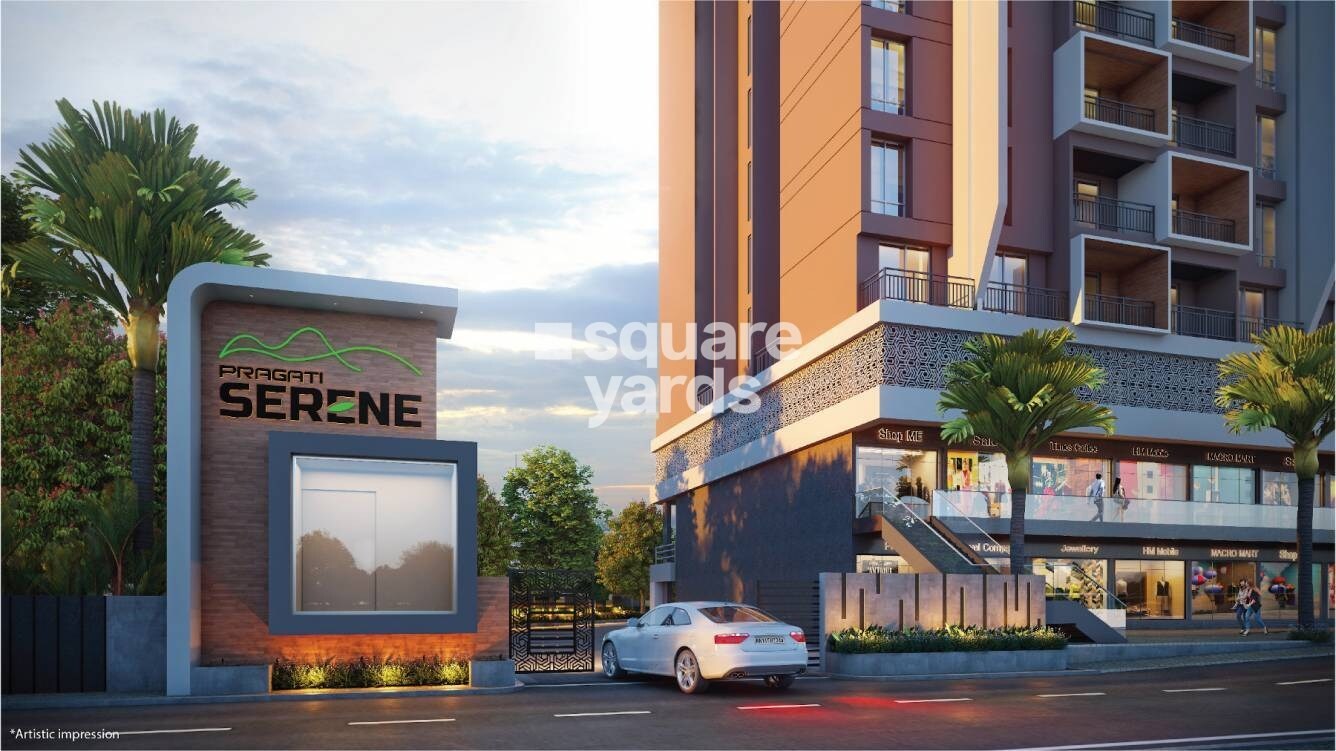 Pragati Serene Entrance View
