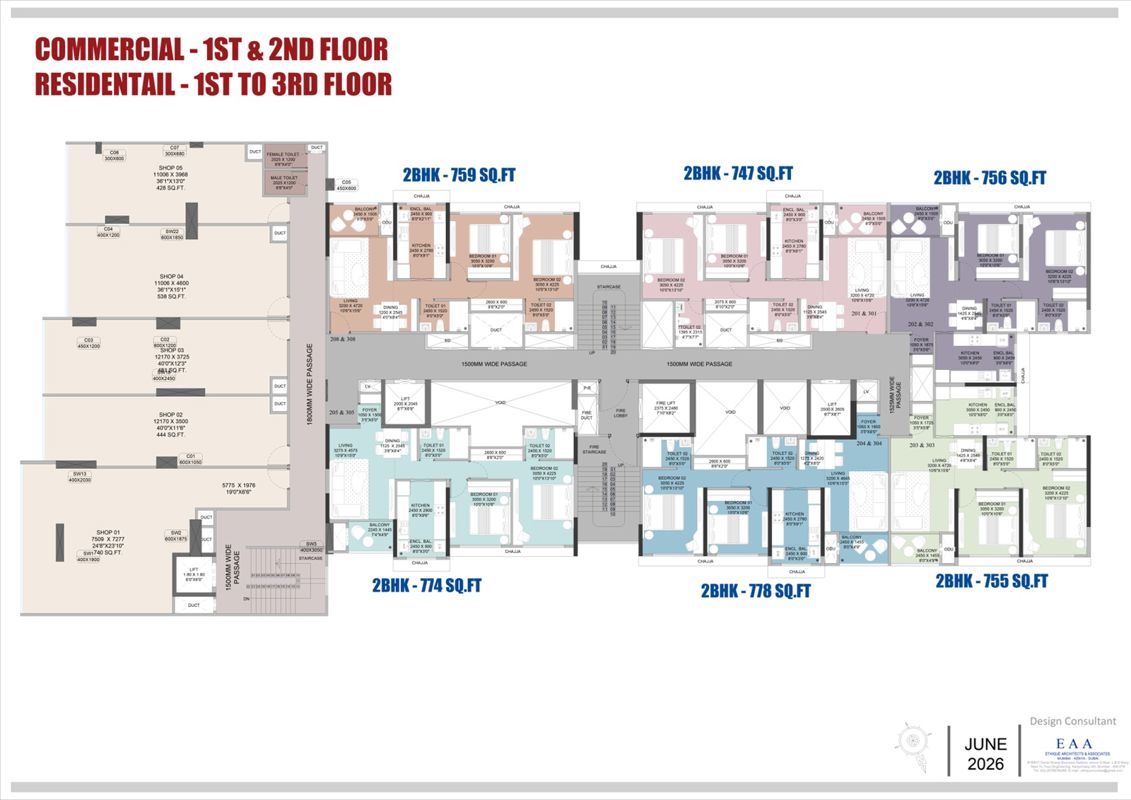 Prapti Celestia Heights Floor Plans