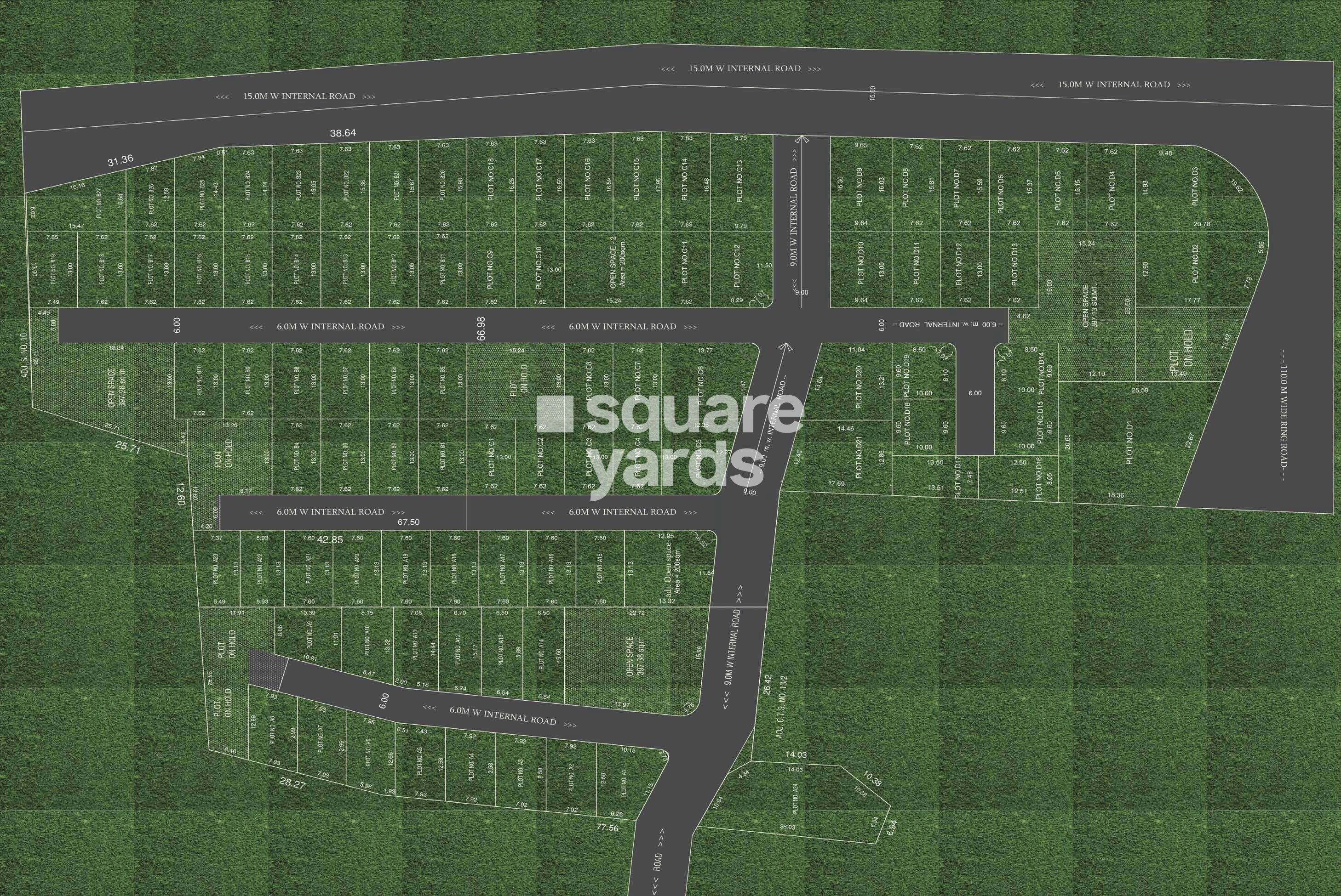 Prathamesh-Aura_an aerial view of a green field with trees