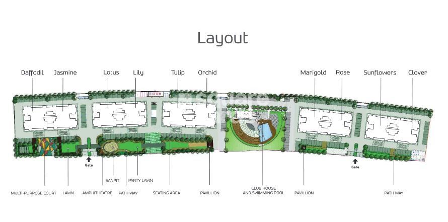 Pride-Park-Springs_a collage of photos showing a train with a clock on it