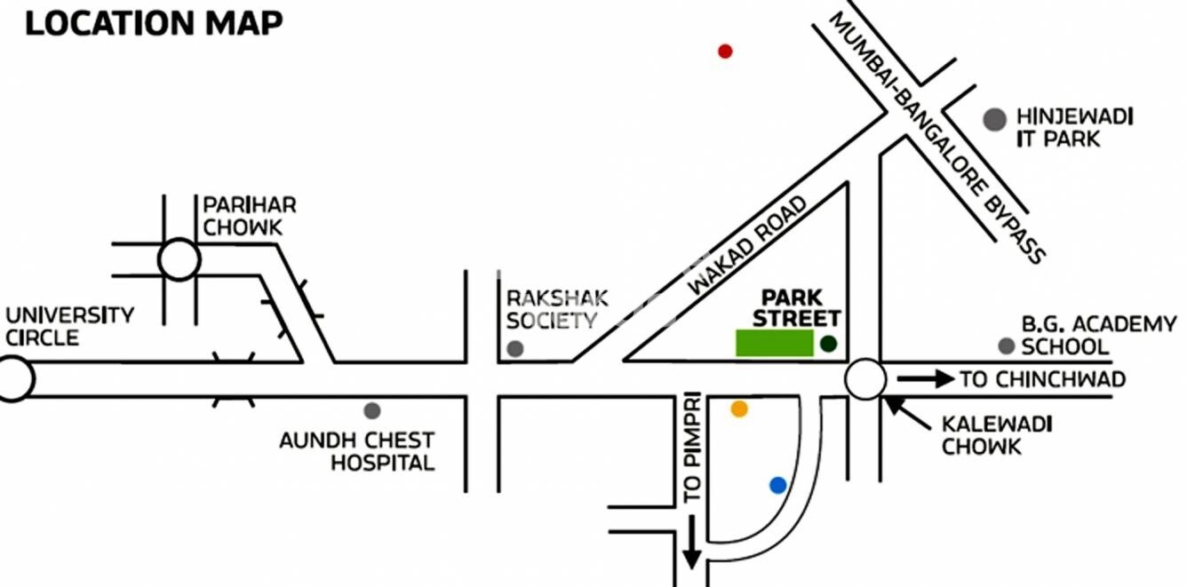 Pride Park Street Location Image