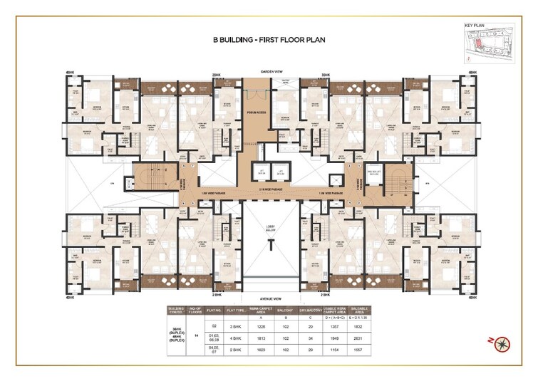 Pride World City Montreal Floor Plans 1