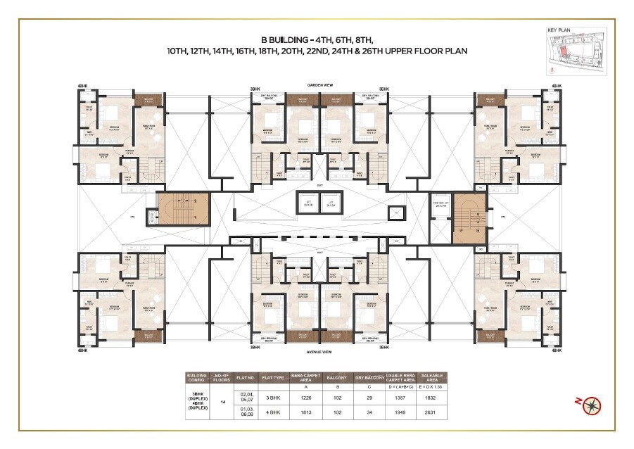 Pride World City Montreal Floor Plans 3