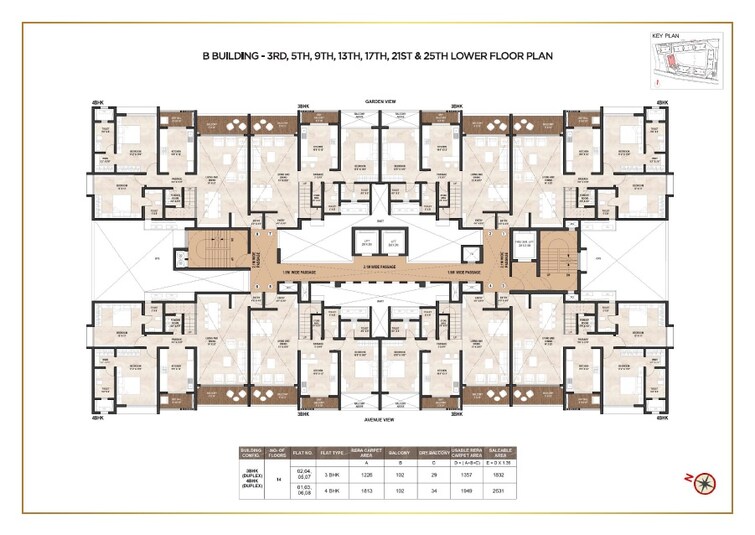 Pride World City Montreal Floor Plans 4