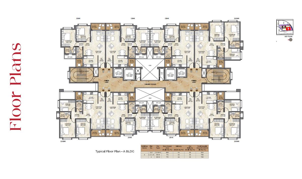 Pride World City Soho Floor Plans