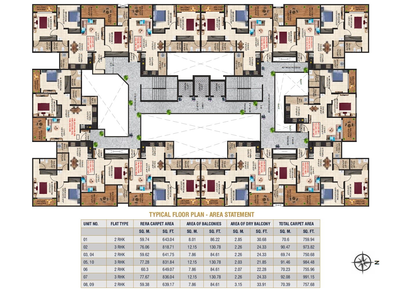 Prime Serenity Floor Plans