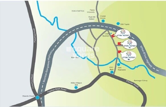 Prime Space Utsav Homes Location Image