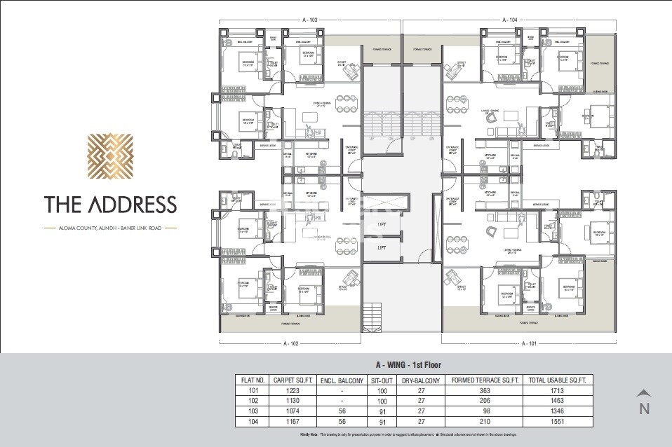 Primespace The Address Floor Plans 1
