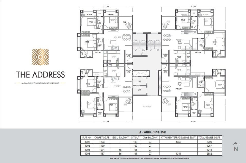 Primespace The Address Floor Plans 4