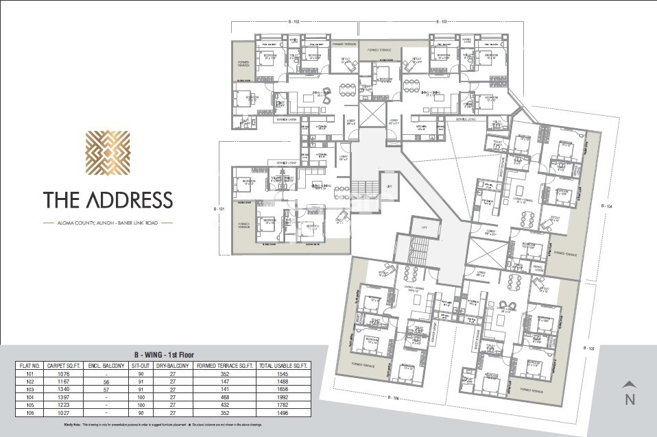 Primespace The Address Floor Plans 5