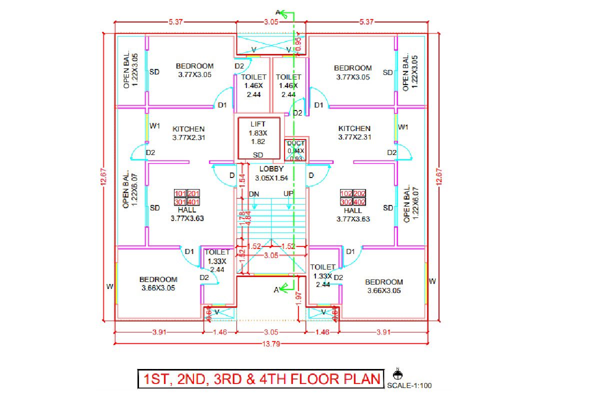 Primus One Floor Plans