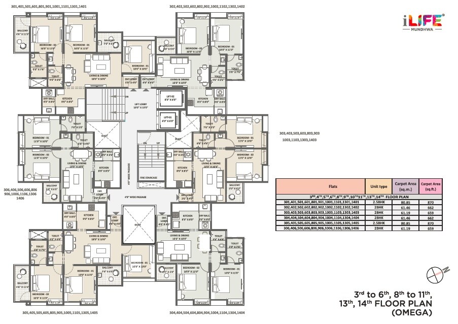 Pristine ILife Floor Plans 2