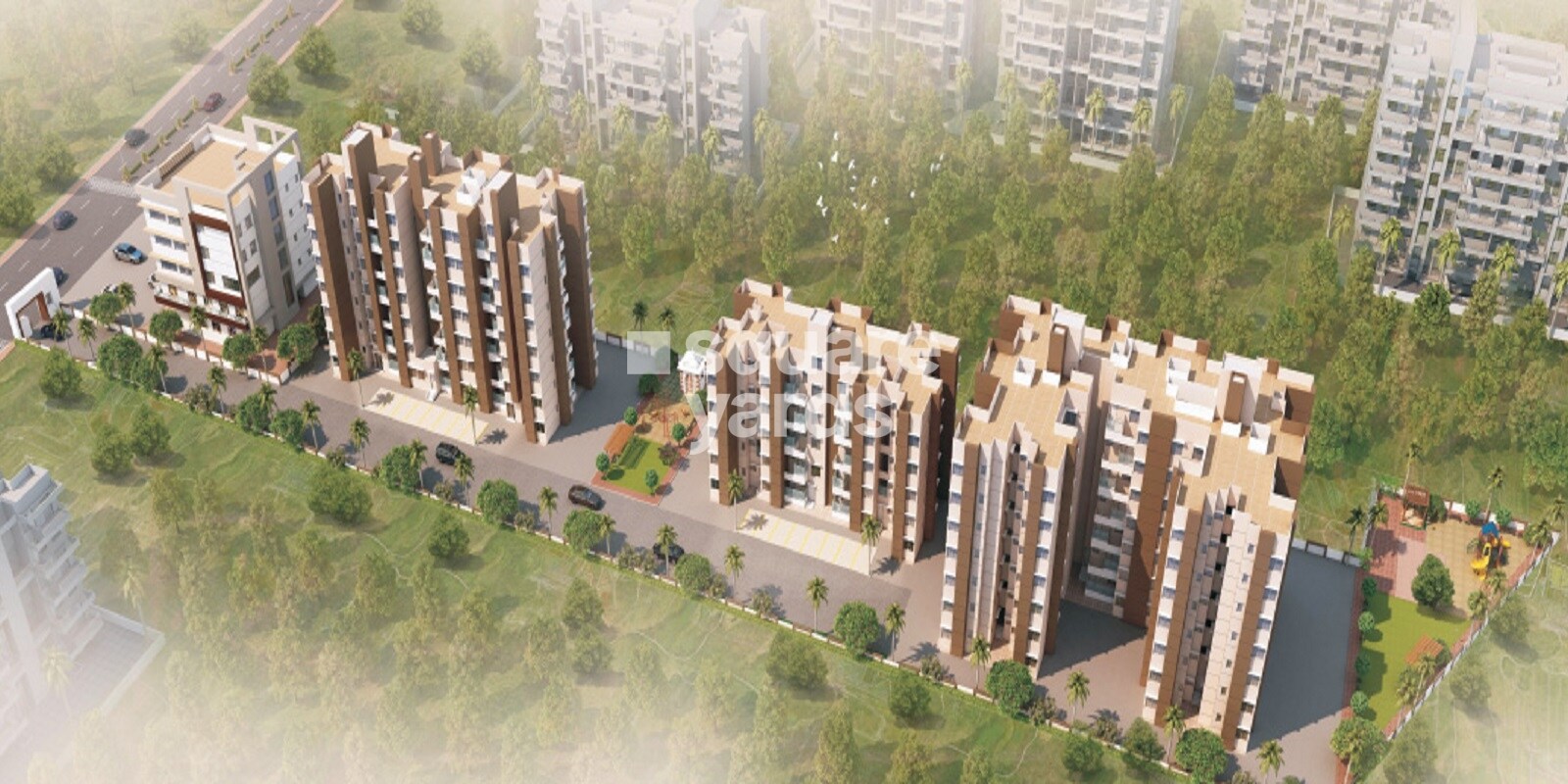 Pristine Purvrang residential project in Wagholi