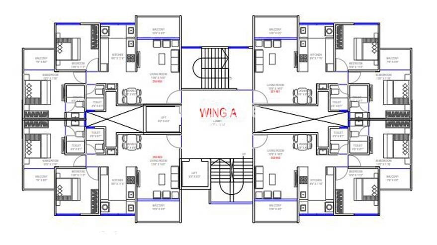 Prithvi Paradise Floor Plans