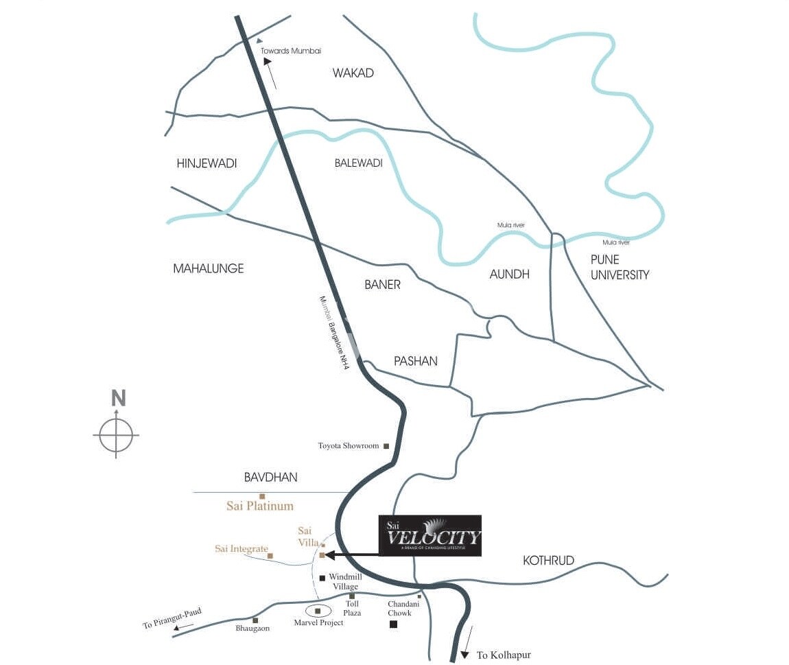 Prithvi Sai Velocity Phase 1 Location Image
