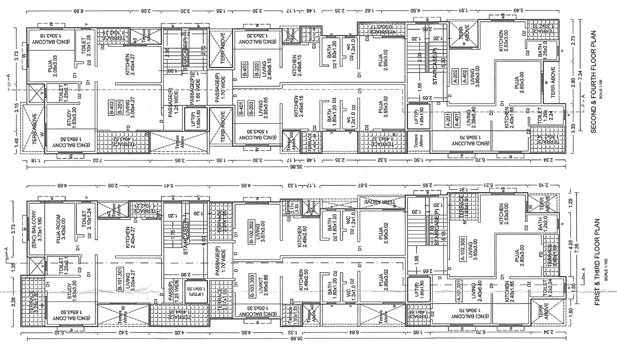 Prithvi Shaurya Nirmitee Vrindavan Floor Plans