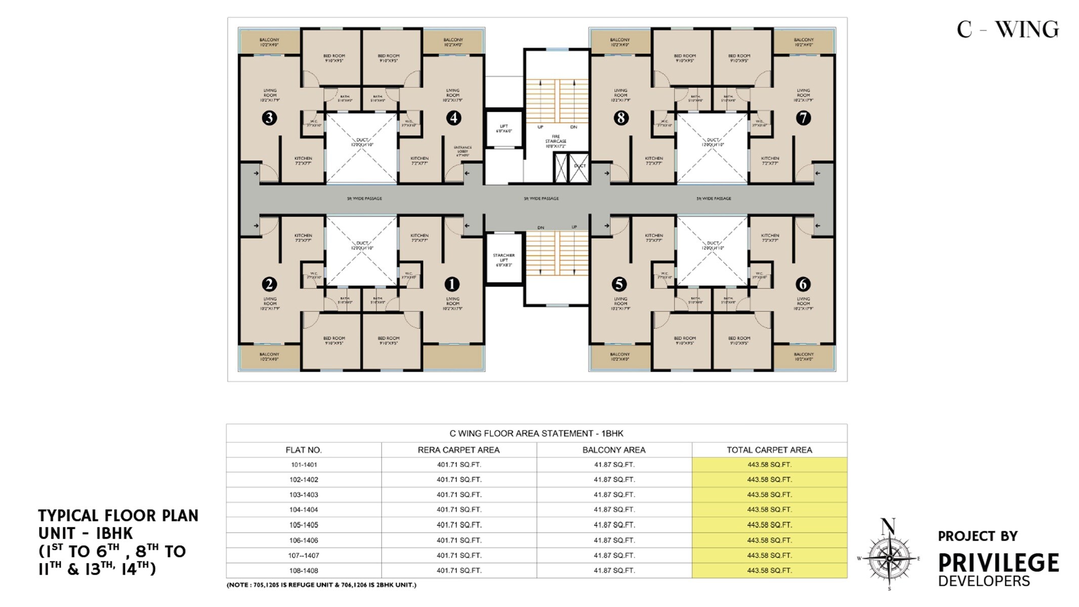 Privilege Hills Floor Plans