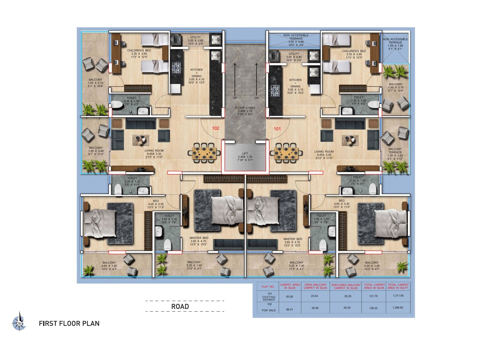 PRM Saavan Floor Plans