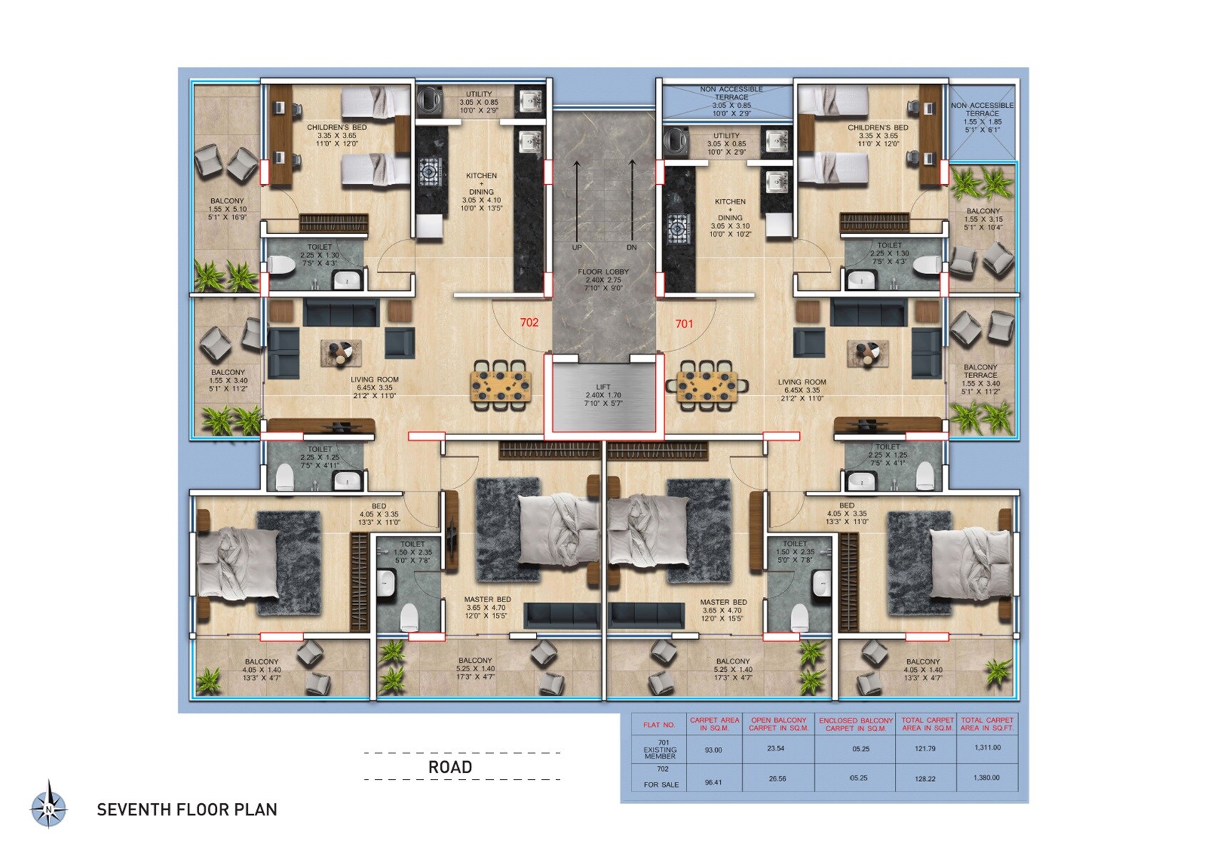 PRM Saavan Floor Plans