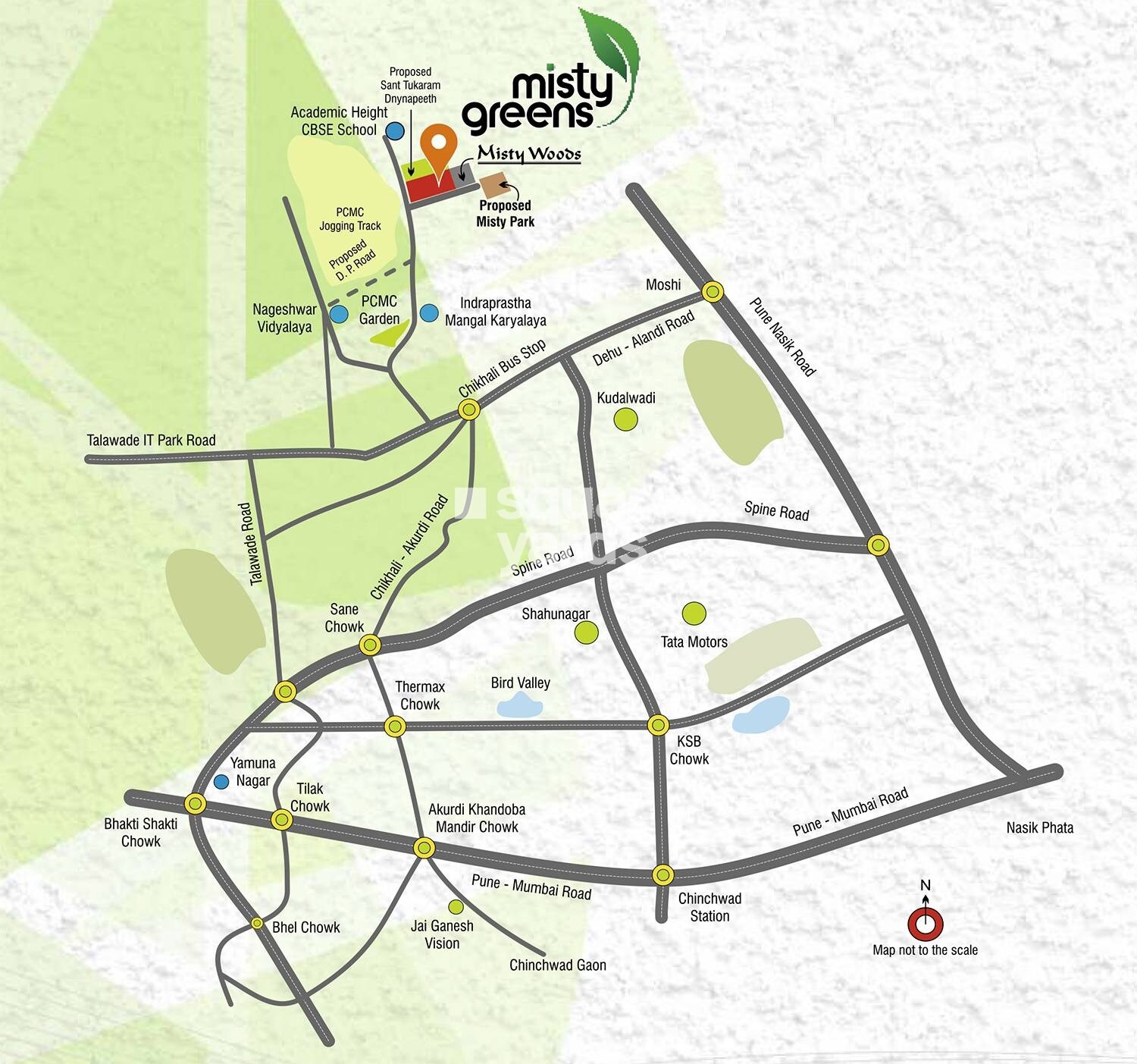 Pruthvi Misty Park Location Image