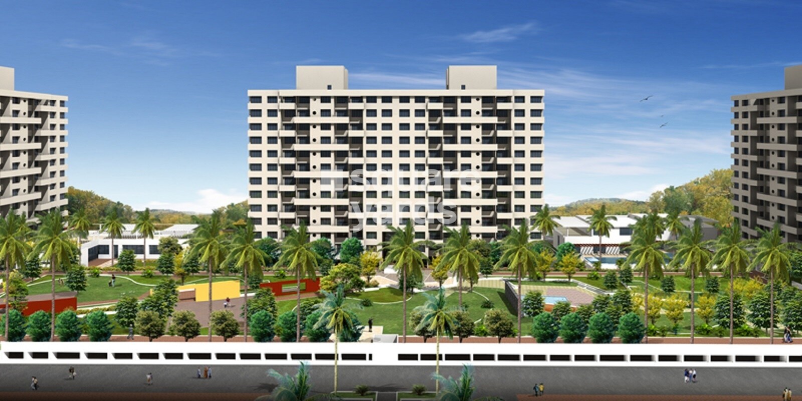 G Corp Greens Apartment, Thergaon, Pune