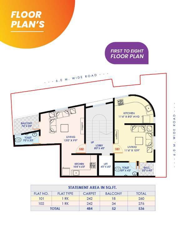 Punit Tower Floor Plans