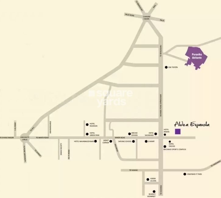 Puranik Aldea Annexo C2 Location Image