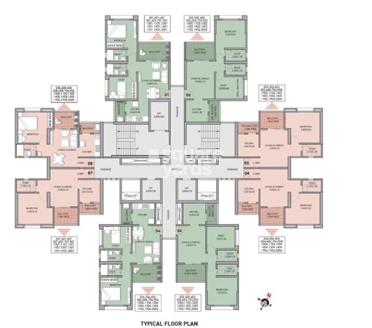 Puraniks Abitante Fiore Floor Plans