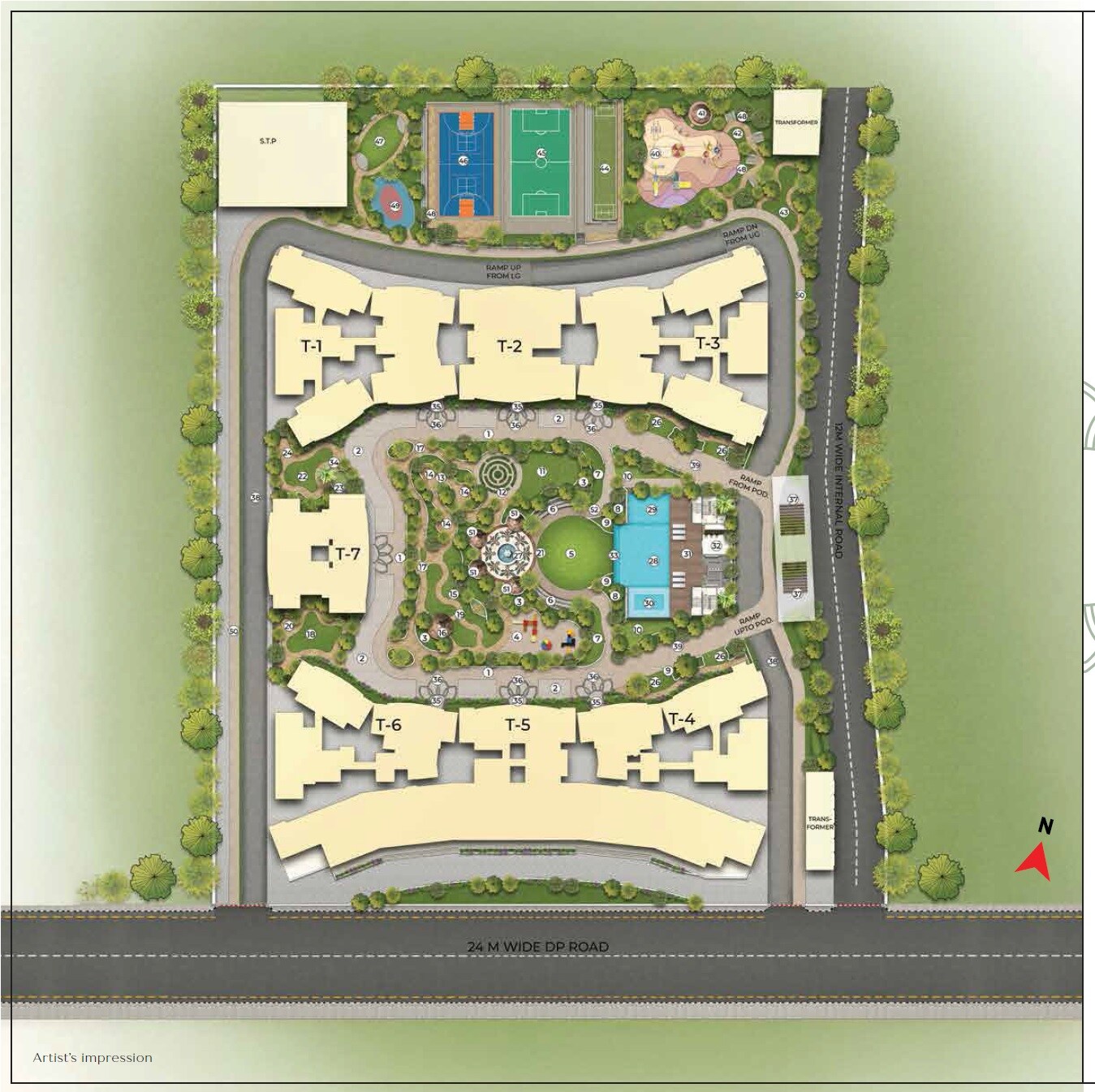 Purva Atmosphere Master Plan 1