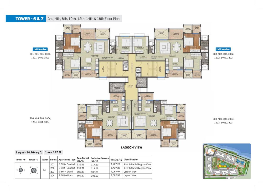 Purva Silversands Floor Plans 2