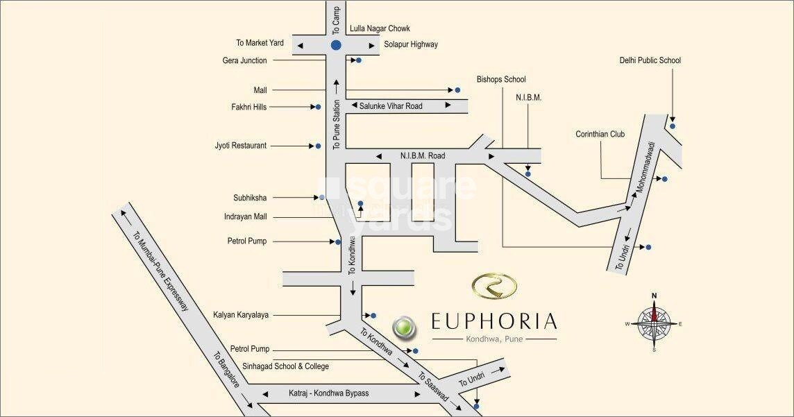 R Euphoria Apartments Location Image