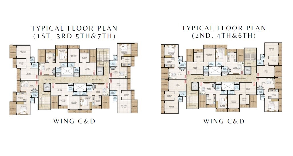 R Square Hridaan Heights Floor Plans 1