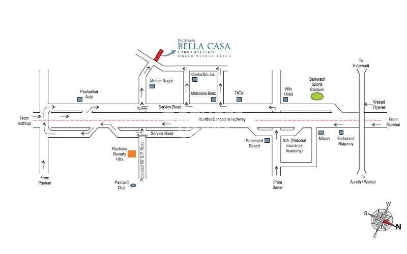 Rachana Bella Casa Location Image