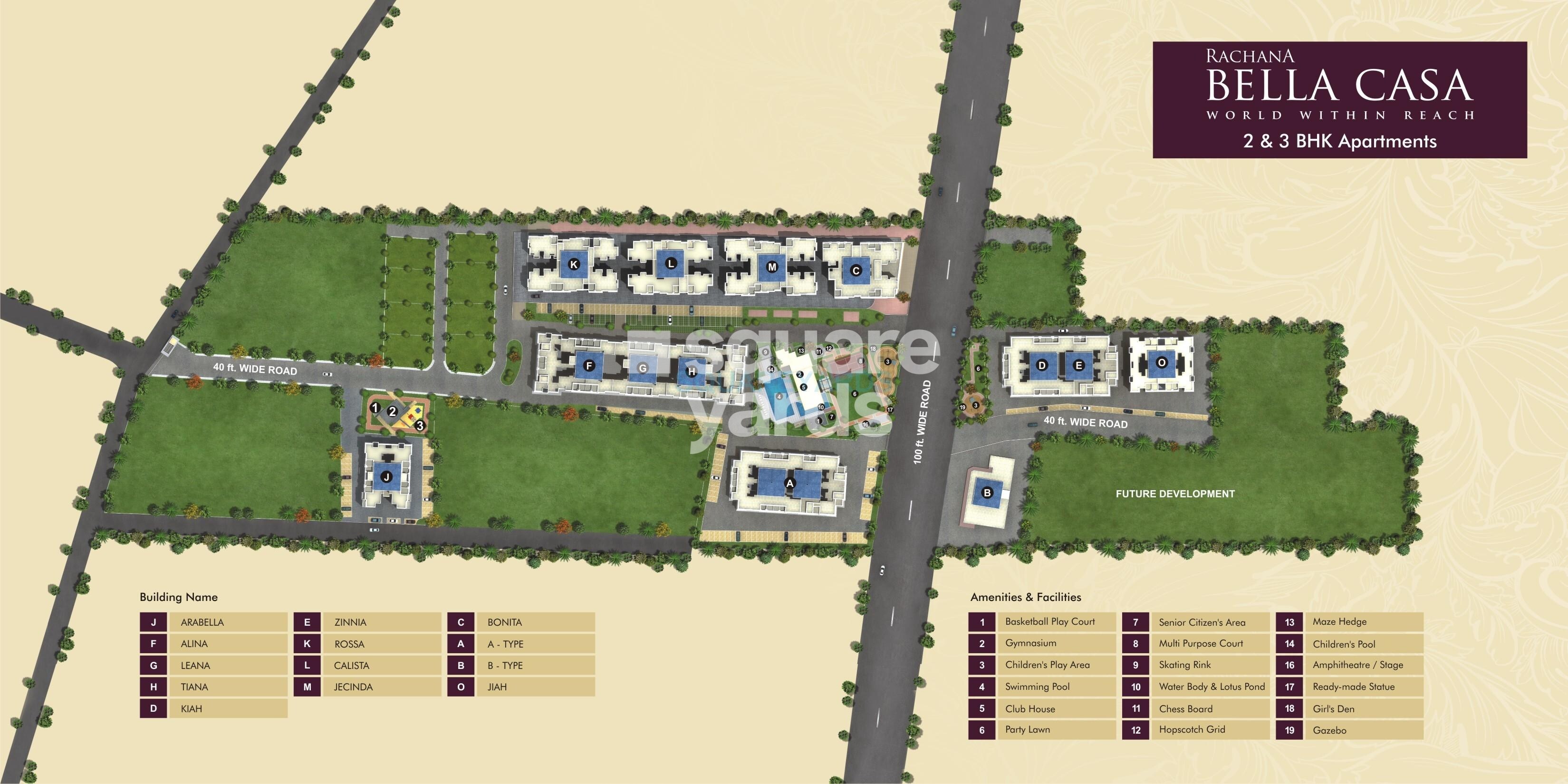 Rachna Lifestyle Bella Casa Master Plan Image