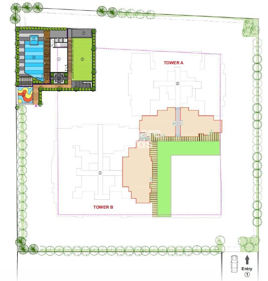 Raga Top Towers Master Plan 1