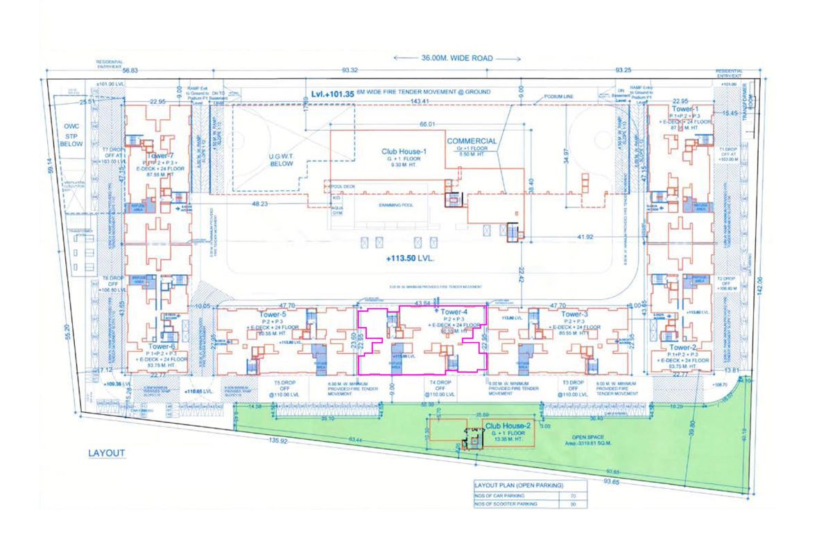 Raheja Vistas Master Plan Image