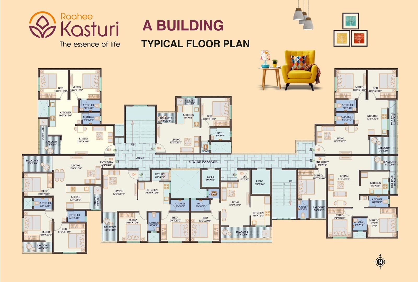Rahi Kasturi Floor Plans