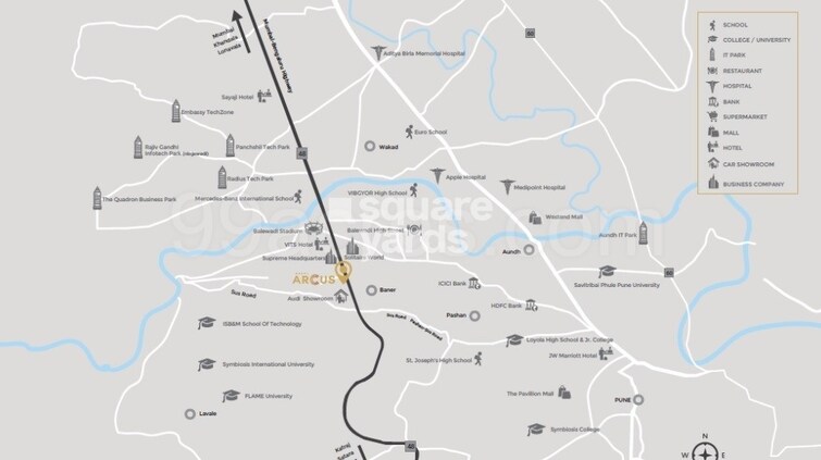 Rahul Arcus Location Image