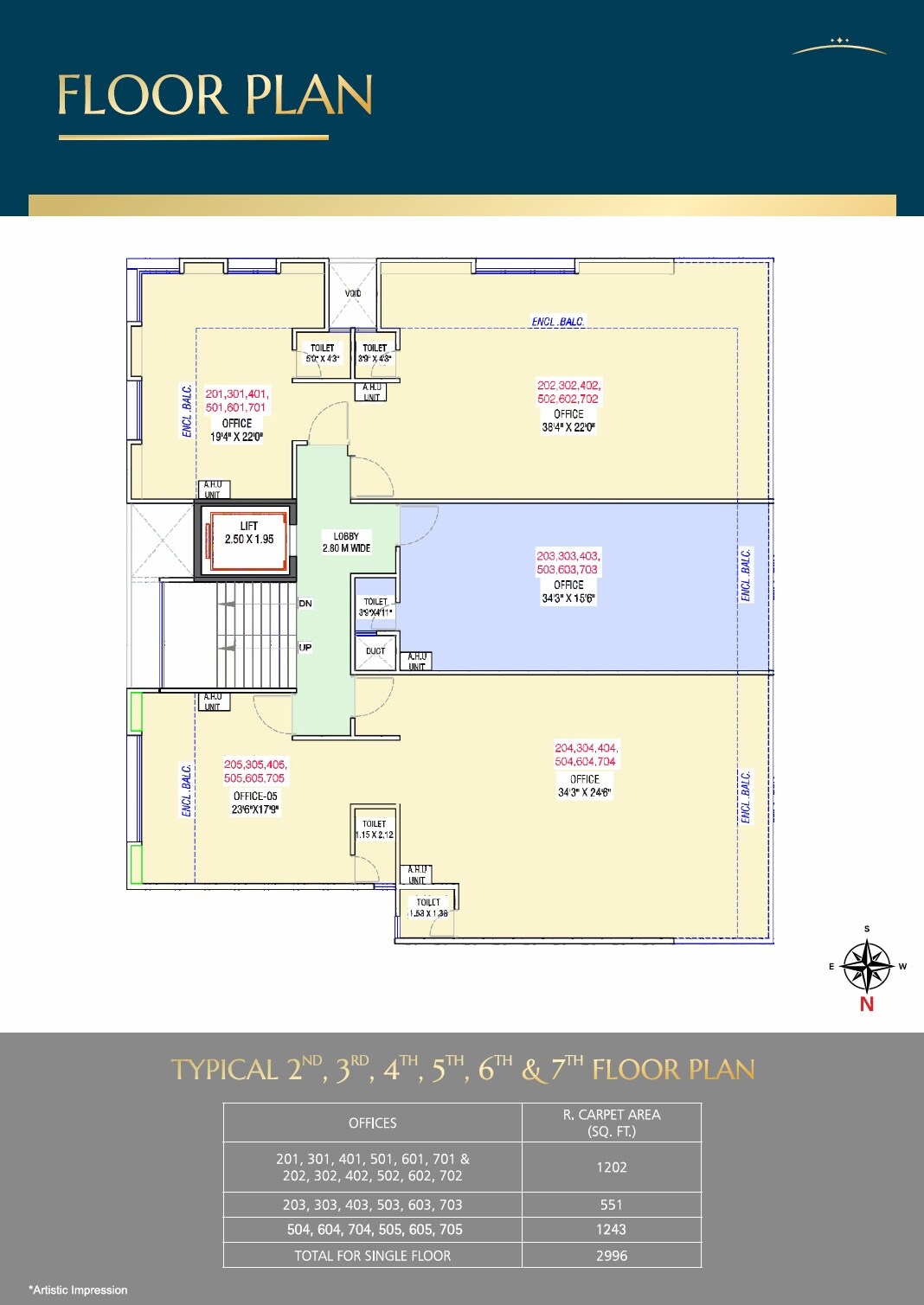 Raichandani Galaxy Floor Plans