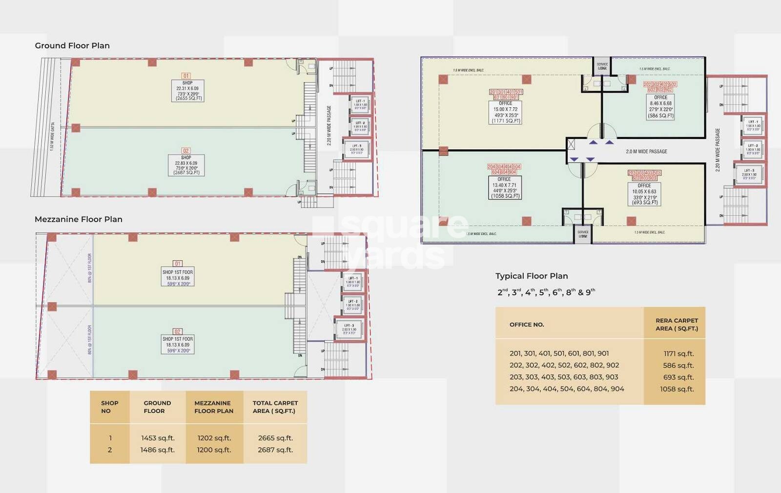 Raichandani Gateway Floor Plans 2