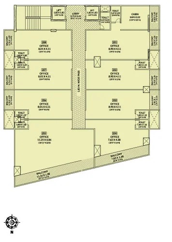 Raichandani Ten Square Floor Plans