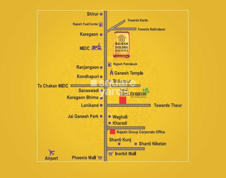 Rajesh Golden Homes Location Image